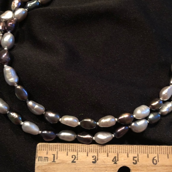 Two Honora freshwater baroque pearl multicolor necklaces in Sterling silver - Picture 5 of 7